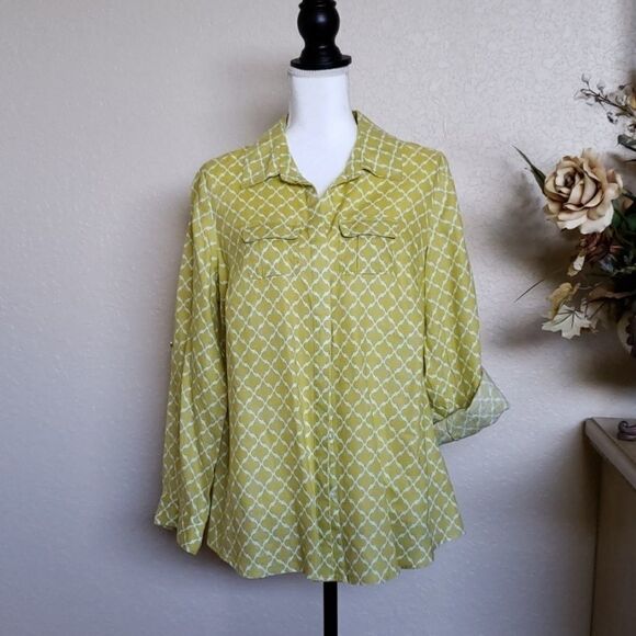 Charter Club Tops - Charter club Linen shirt, size 0X